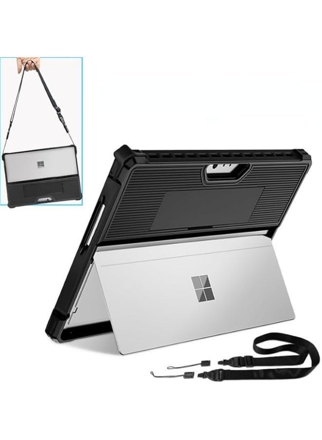 Case Compatible with Microsoft Surface Pro 11 (2024) 13-inch Tablet All-in-One Protective Rugged Cover Fall protection Case with Shoulder Strap for Surface Pro 11 - Image 1