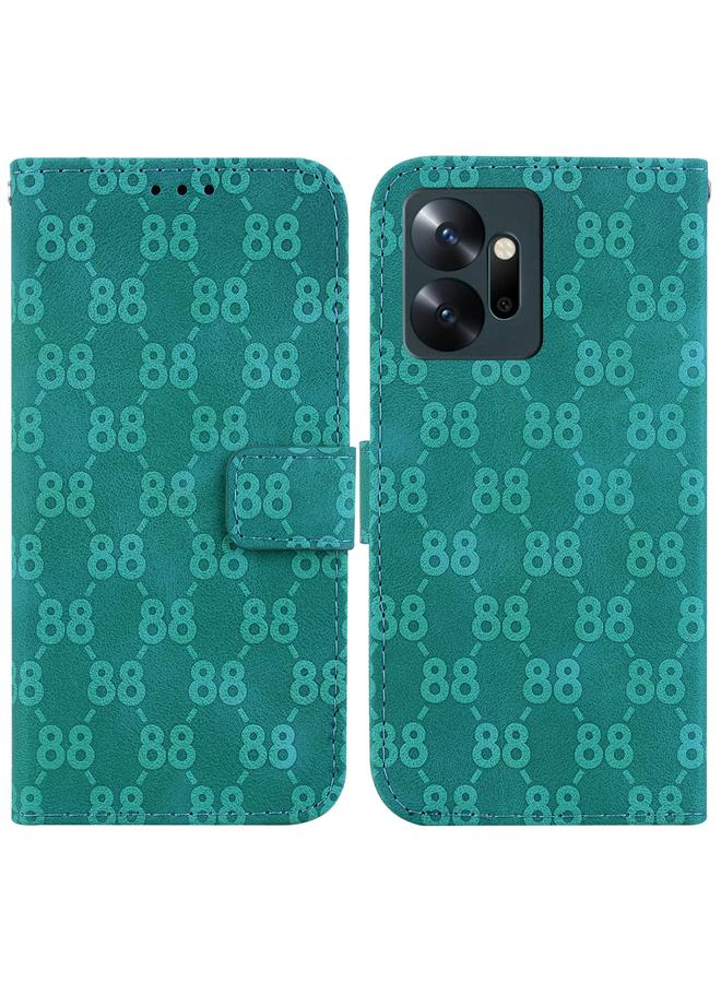 Zaboon Case For Infinix Zero 20 / X6821 Double 8-shaped Embossed Leather Phone Case - Image 1