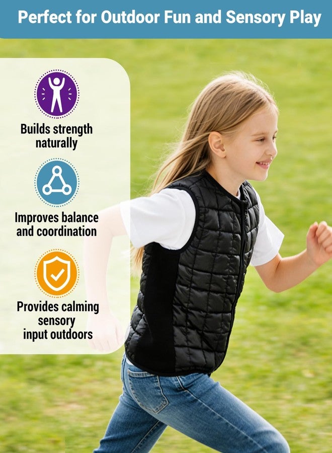 NEWMEIL Weight-ed Vest for Kids, Calming Support for Home, School & Play, Compression Vest for Boys Girls, Breathable, Washable, Comfort Fit - Image 2
