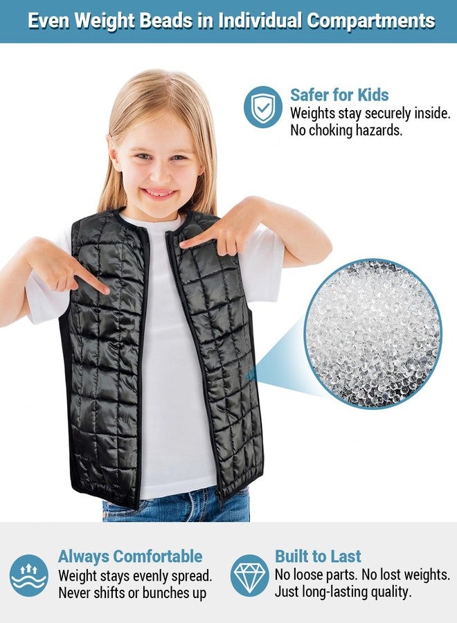 NEWMEIL Weight-ed Vest for Kids, Calming Support for Home, School & Play, Compression Vest for Boys Girls, Breathable, Washable, Comfort Fit - Image 4