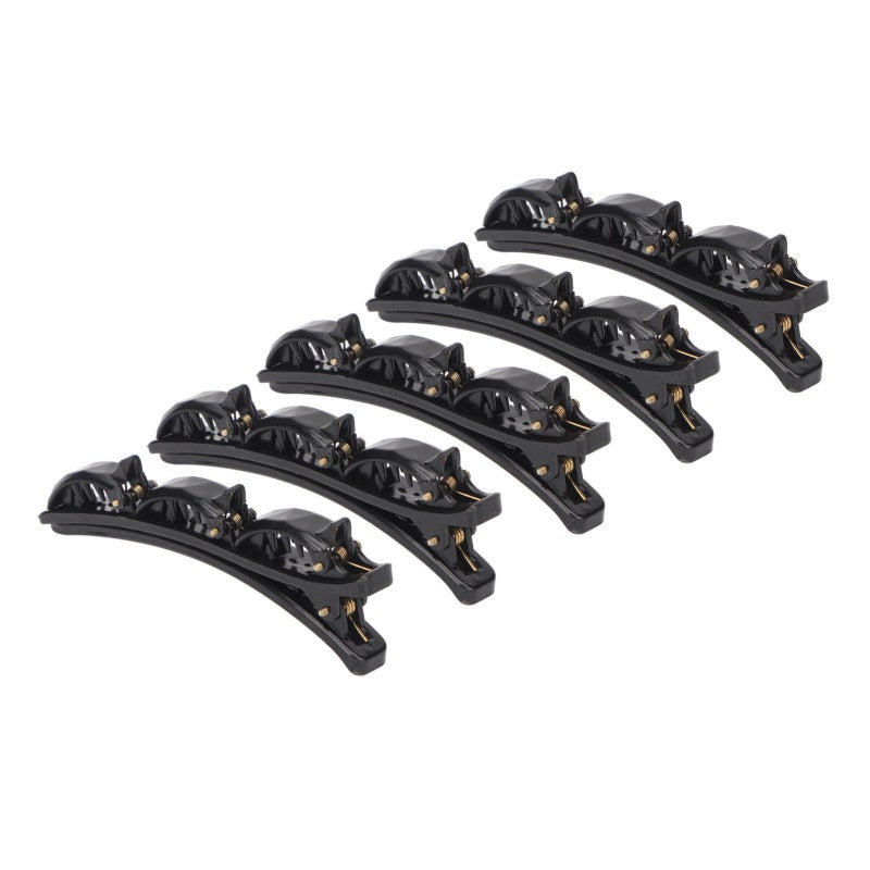 Non Slip Braided Hair Clips 5 Pieces Lightweight Easy Braid Design for Girls Kids Daily Styling - Image 2
