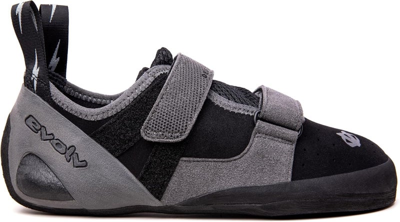 EVOLV Defy Rock Climbing Shoe for Beginners - Black/Grey - Image 4