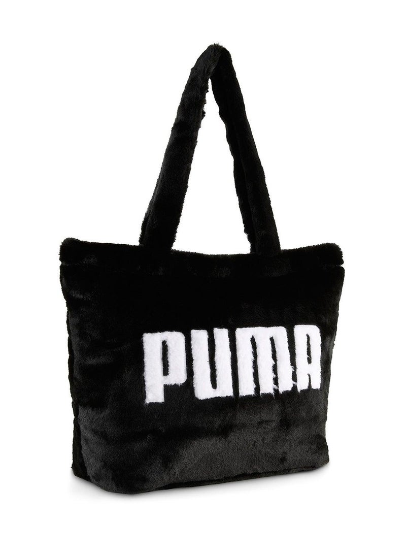 PUMA Up Faux Fur Shopper Tote - Image 1