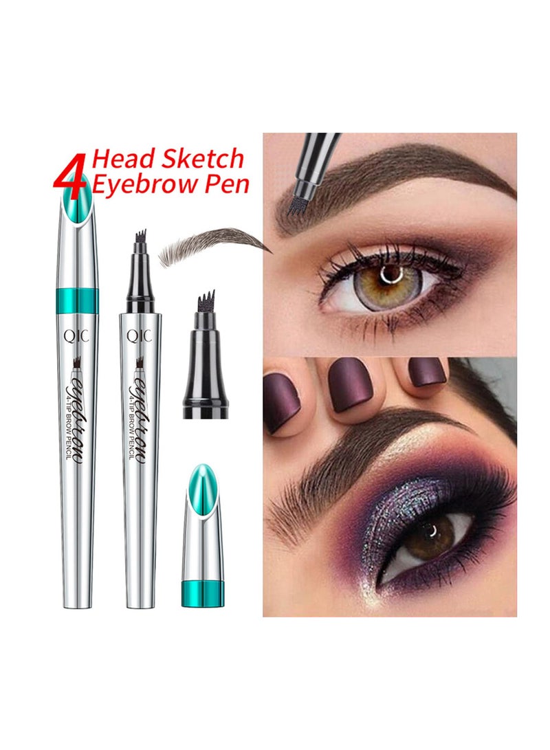 Excefore 5 Long-Lasting Waterproof Eyebrow Pencils - Image 2