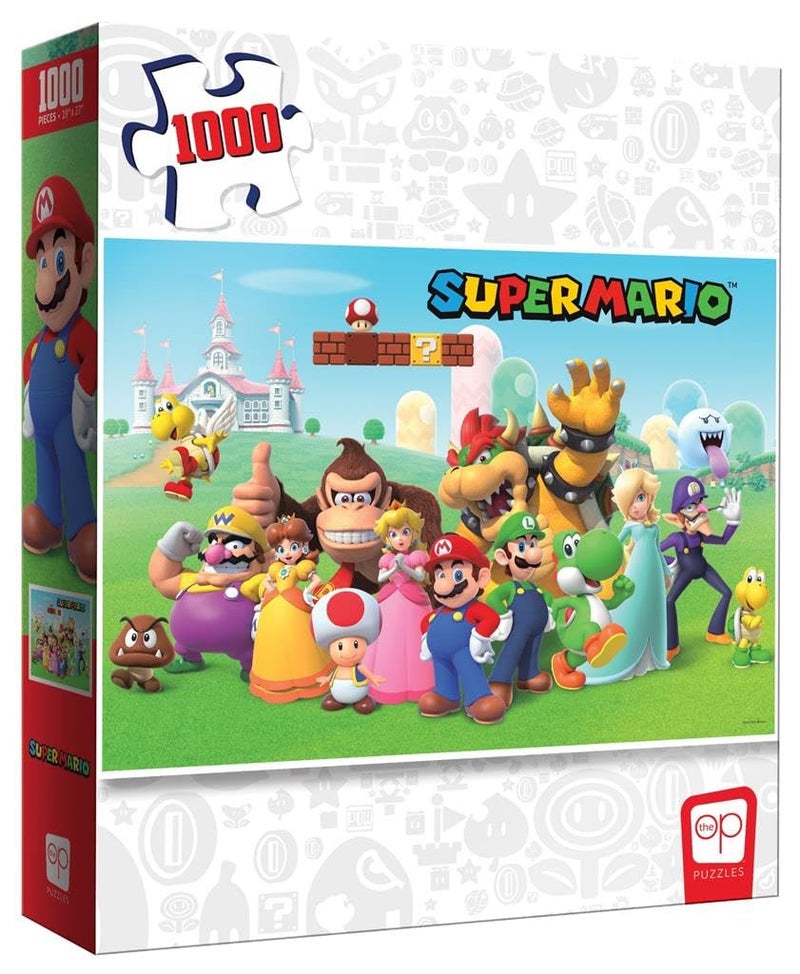USAopoly Super Mario Mushroom Kingdom 1000 Piece Jigsaw Puzzle Collectible Super Mario Puzzle Artwork Featuring Mario Luigi Princess Peach and More OfficiallyLicensed Nintendo Puzzle Merchandise - Image 2