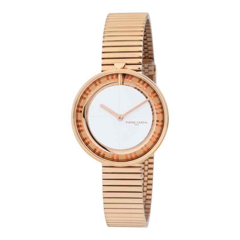PIERRE CARDIN Women's Watch with Rose Gold Stainless Steel Case and Rose Gold Stainless Steel Band - Image 1