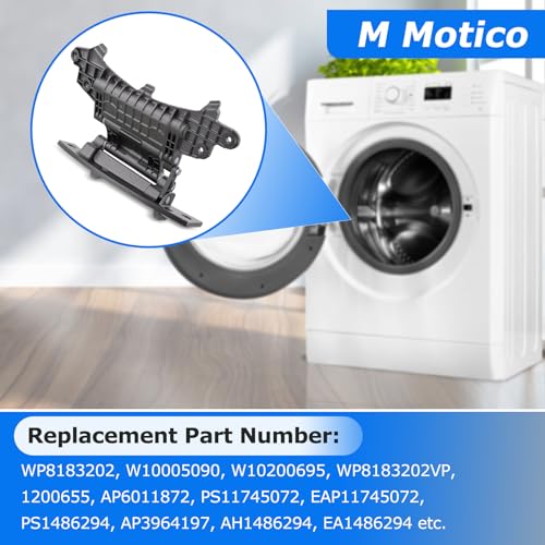 M Motico جديد WP8183202 استبدال مفصل باب الغسالة قطع غيار الغسالة لكينمور، ويرلبول، ميتاج، أمانا، يحل محل W10005090 W10200695 8183202 WP8183202VP AP6011872 1200655 PS11745072 EAP11745072 - Image 5