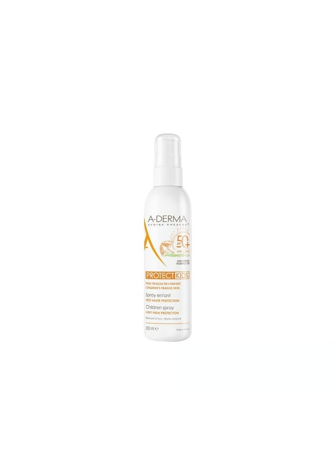 إيه-ديرما بخاخ حماية الأطفال A-Derma Protect Kids SPF50+ 200 مل - Image 1
