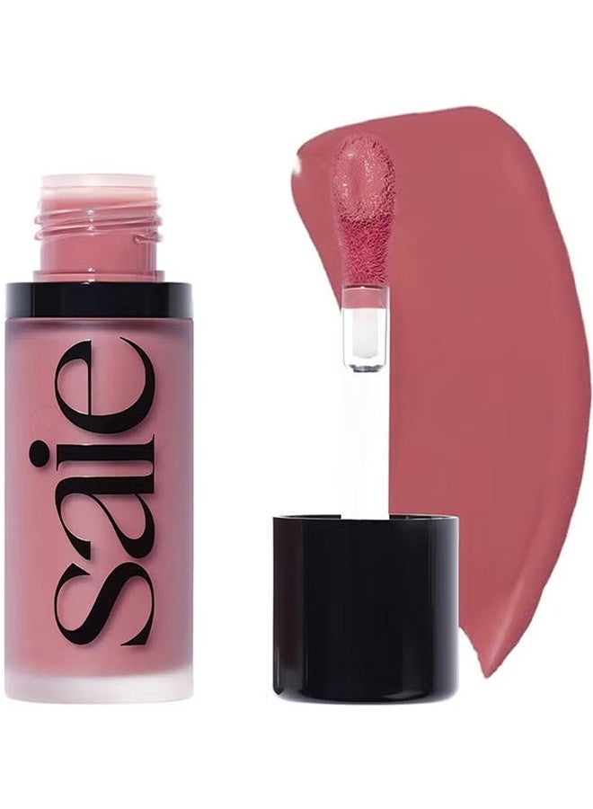 Saie Dew Blush Liquid Cheek Blush - Chilly, Cool-Toned Mauve,12ml - Image 1