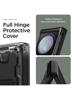 VRS Design Terra Guard Active 360 Samsung Galaxy Z Flip 5 Case Cover (2023) with [Hinge Protection] - Matte Black  - Image 2
