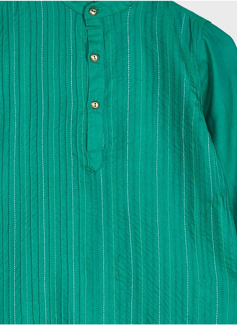 Fabindia Kids Striped Kurta