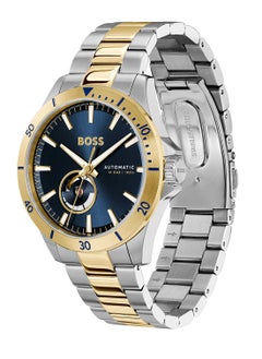 HUGO BOSS ROUND ANALOG MEN'S BLUE CASE WATCH - 1514201