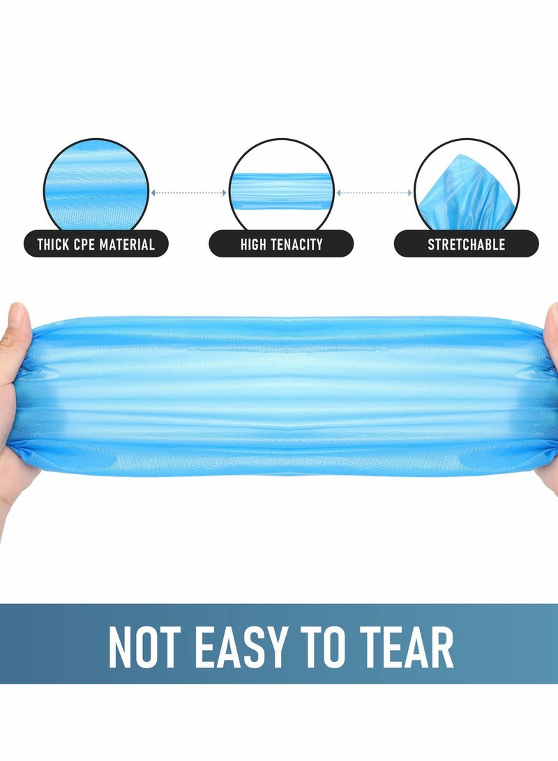 Excefore 100 Pairs Shoe Covers Disposable Non Slip, Premium Waterproof and Recyclable Shoe Booties Covers for Indoors, 15.7'' Hygienic Shoe - Image 2