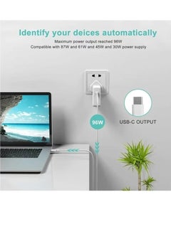 Neutral MacBook Pro Charger for MacBook Air Charger 96W USB C Laptop Charger for ipad Pro Computer All USB-C Devices, Included Type C Cable  - Image 5