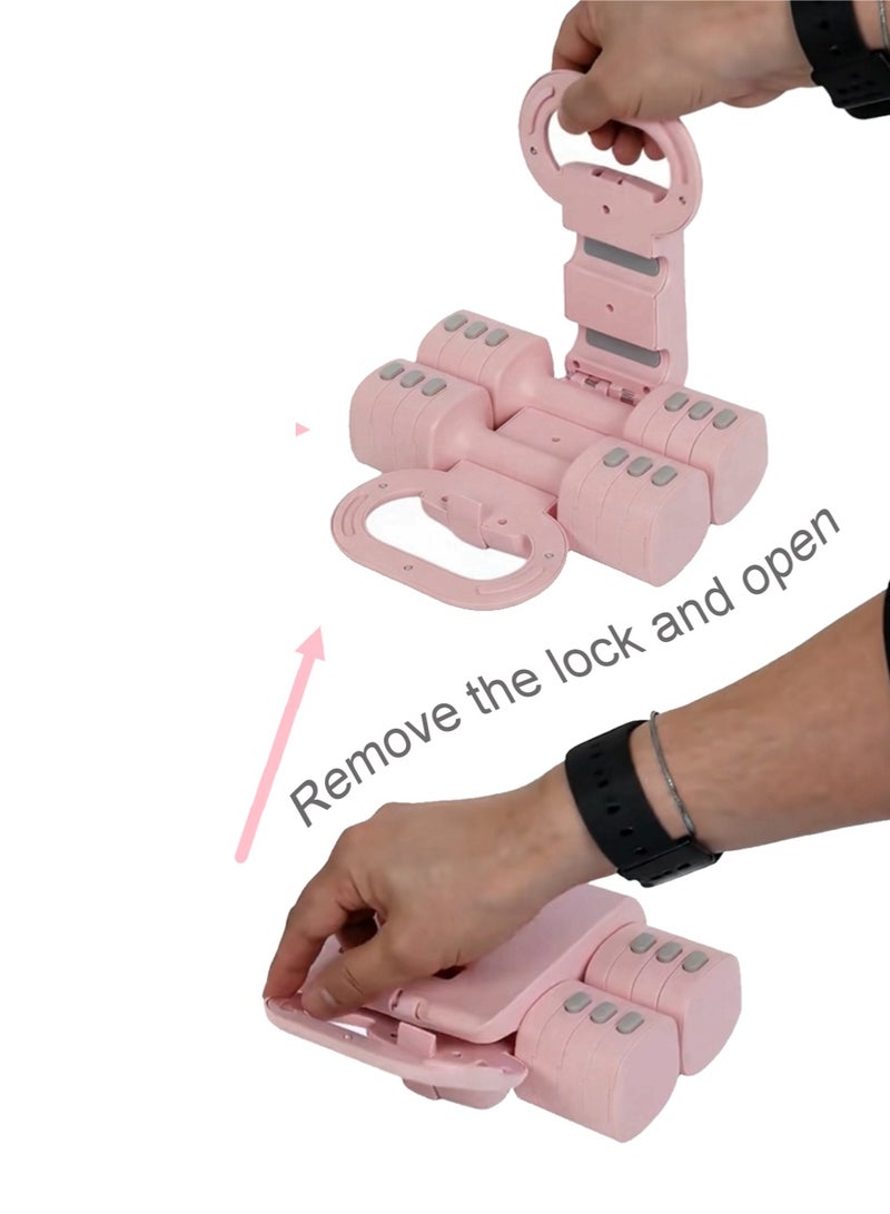 إيه جي دي مجموعات الدمبل  كيتل بل قابلة للتعديل، موفر للمساحة لصالة الألعاب الرياضية المنزلية - Image 4