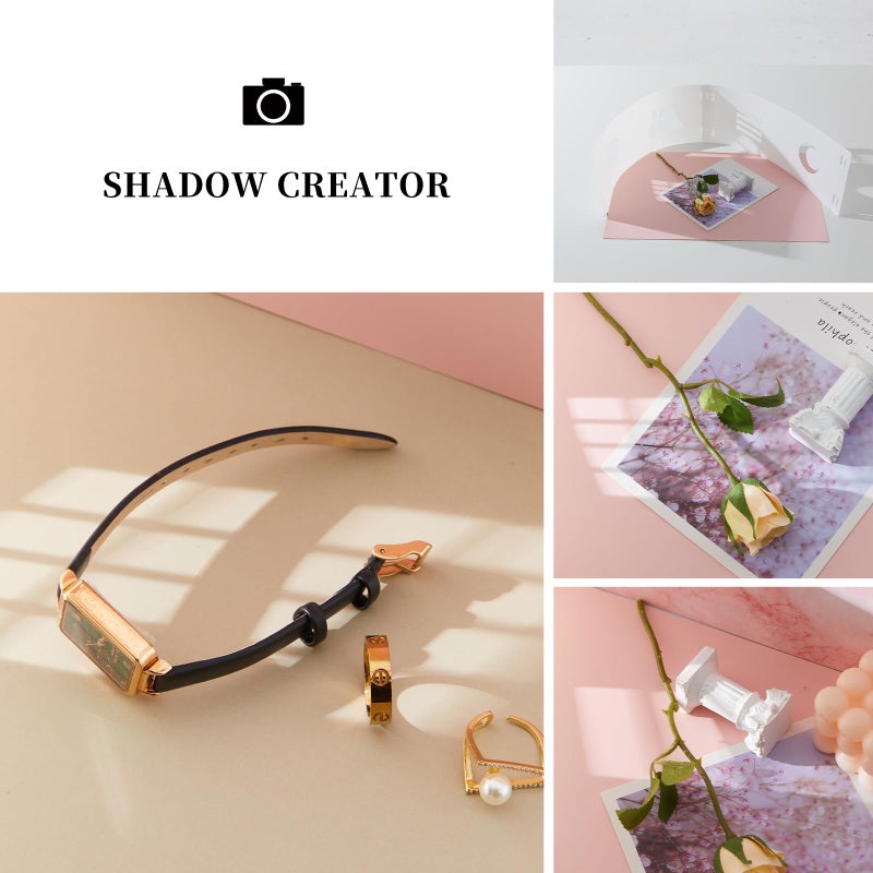 EOAJAFOU Product Photography Backdrops, 16x11.5 Inch Photo Backdrop Board Kit, 8Pcs 16 Patterns with 2Pcs Photo Shadow Maker for Makeup Product Shooting, Food Jewelry Cosmetics Photography - Image 5