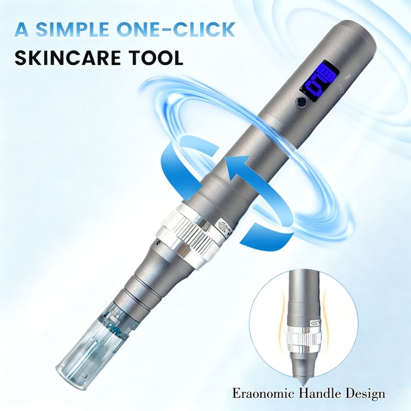 Nano Derma Pen Micro Needle 0 18mm 15pcs M9 Face and Body Skincare Set Tool - Image 2