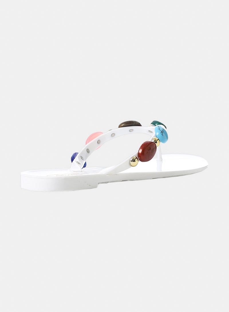 Dejavu Shoes KND-DJTX-016 Lightweight Flat Flip Flops -  For Women - Image 3