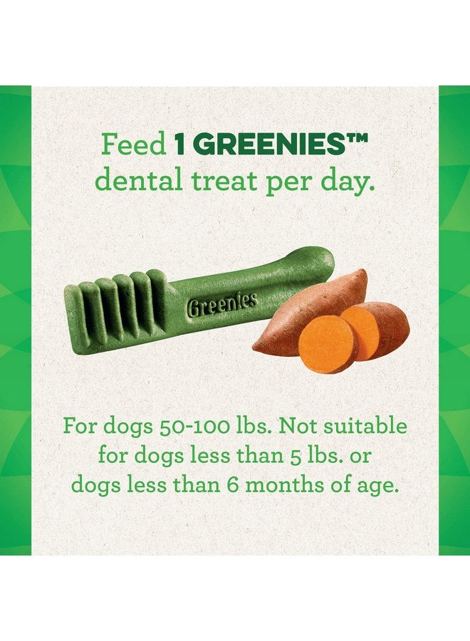 Greenies Large Natural Dog Dental Treats, Sweet Potato Flavor, 36 oz. Pack (24 Treats) - Image 5
