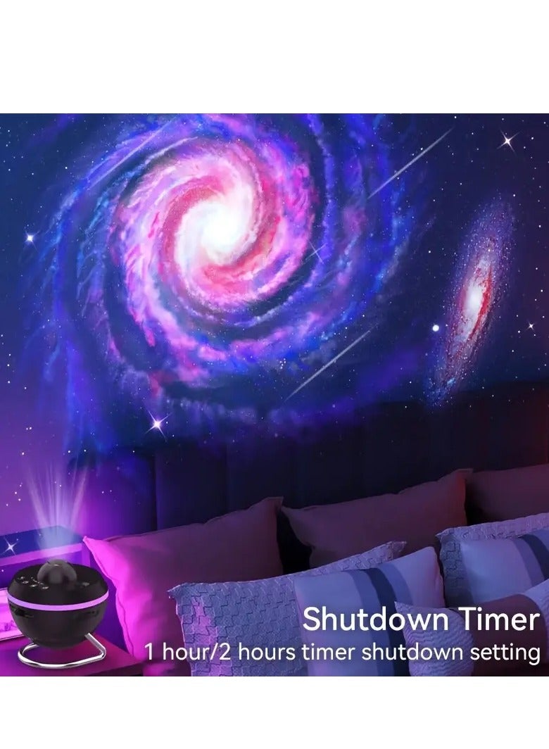 ماكدو جهاز عرض نجوم المجرة، جهاز عرض كوكبي فلكي 13 في 1، جهاز عرض كوكبي فلكي 13 في 1، إضاءة ليلية للإسقاط في سقف غرفة النوم، تأثير ديناميكي، إضاءة RGB، مناسب للتنوير الفلكي وتزيين غرف الأطفال، هدية - Image 5