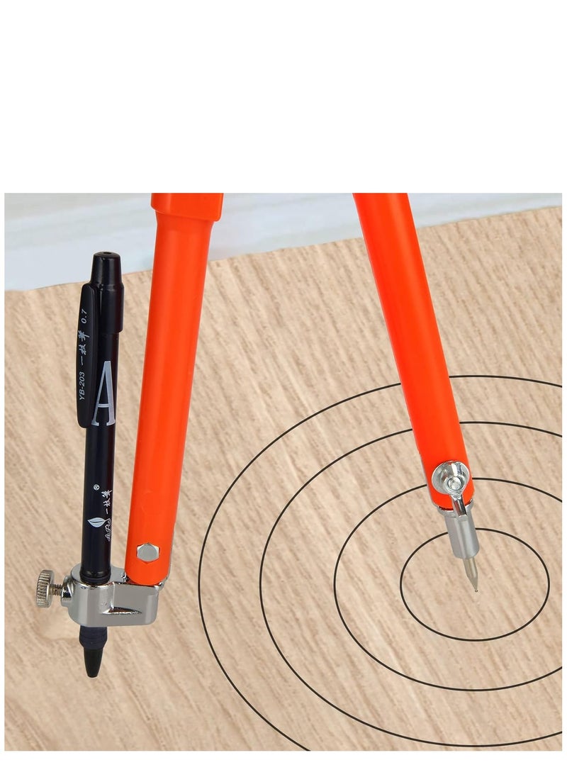 KASTWAVE - 12 Inch Professional Compass for Woodworking Large Compass for Drawing Circles Carpenters Compass with Pencil Drawing Compass for Geometry Drafting Art Drawing Circles - Image 1