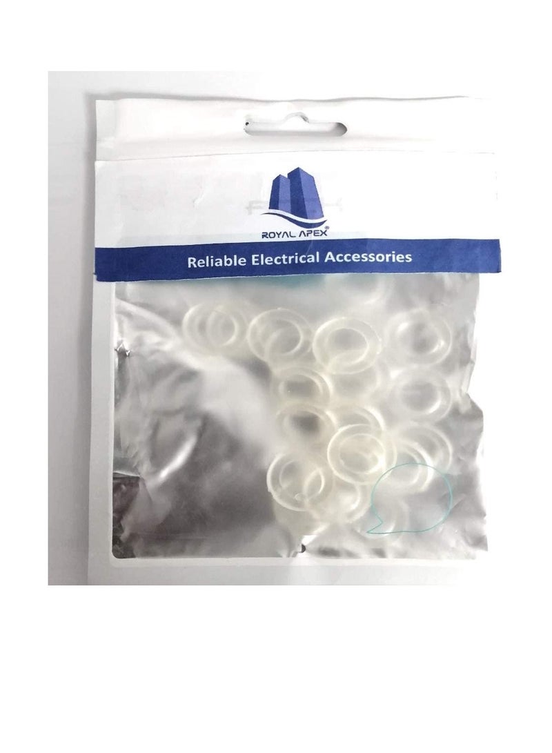 Bidet Shattaf Nylon Rubber Washer Circular Round Gasket Ring for Bathroom Shower Tap & Plumbing etc (Pack of 25, 1/2 Inch)  - Image 2
