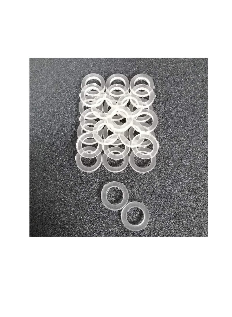 Bidet Shattaf Nylon Rubber Washer Circular Round Gasket Ring for Bathroom Shower Tap & Plumbing etc (Pack of 25, 1/2 Inch)  - Image 3