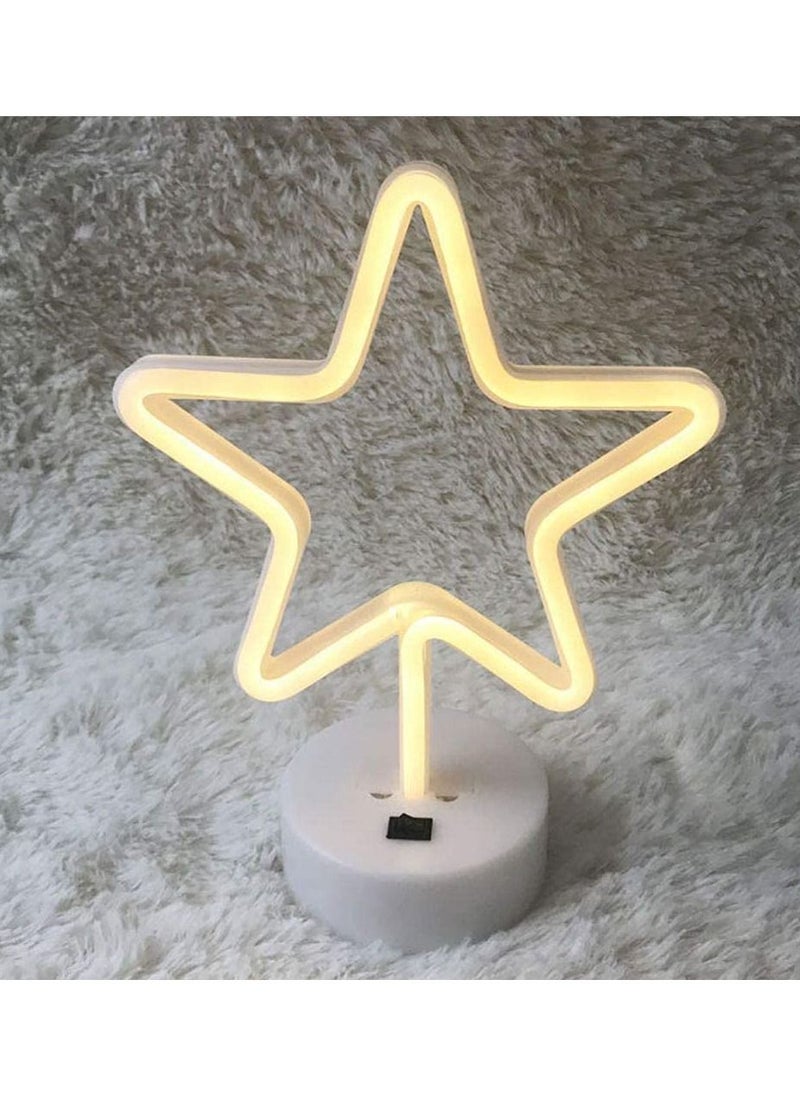DubaiGallery - Led Neon Light Sign Kids Room Decor Home Decor Flamingo Star Moon Unicorn Neon Lamp Holiday Ramadan Party Wedding - Image 1