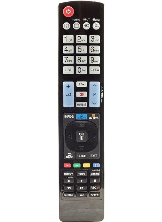 LG 42LB670 V Compatible LCD LED TV Remote Control