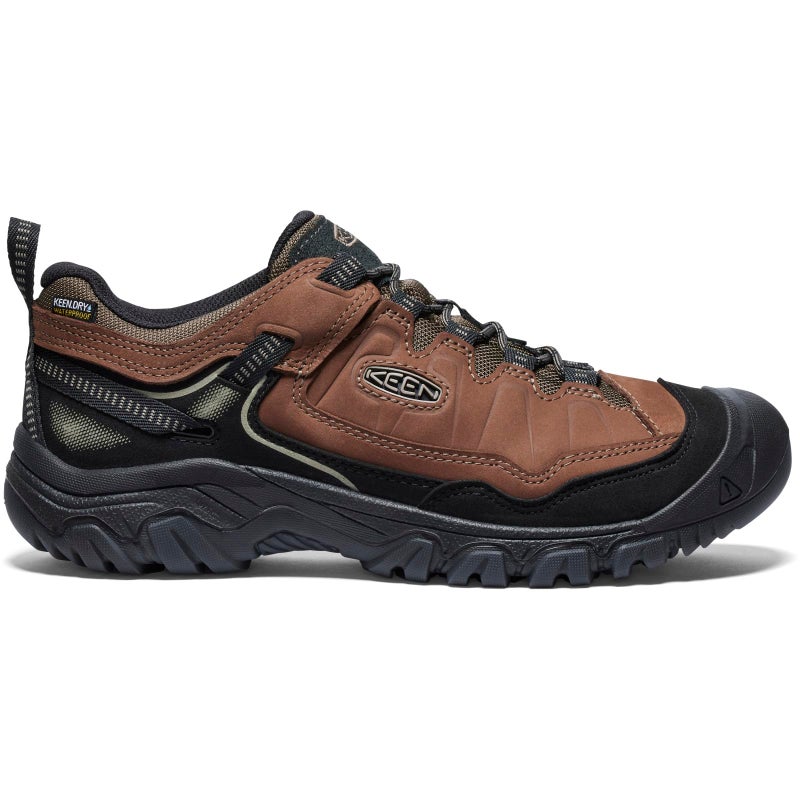 KEEN Men's Targhee 4 Low Height Durable Comfortable Waterproof Hiking Shoes, Bison/Black, 13 - Image 3