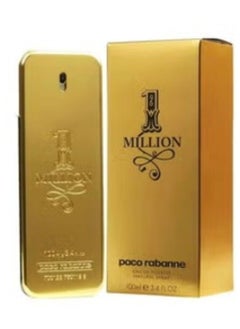 MILLION 1 Million by Paco Rabanne for Men - Eau de Toilette, 100 ml, Brown 