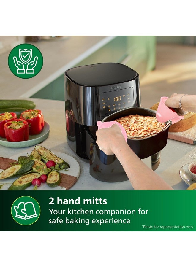 Philips Philips Airfryer Home Pizza Accessory Kit with Pizza pan, Hand Mitts, HD9835/01, Compatible with Extra Large Airfryer  - Image 3