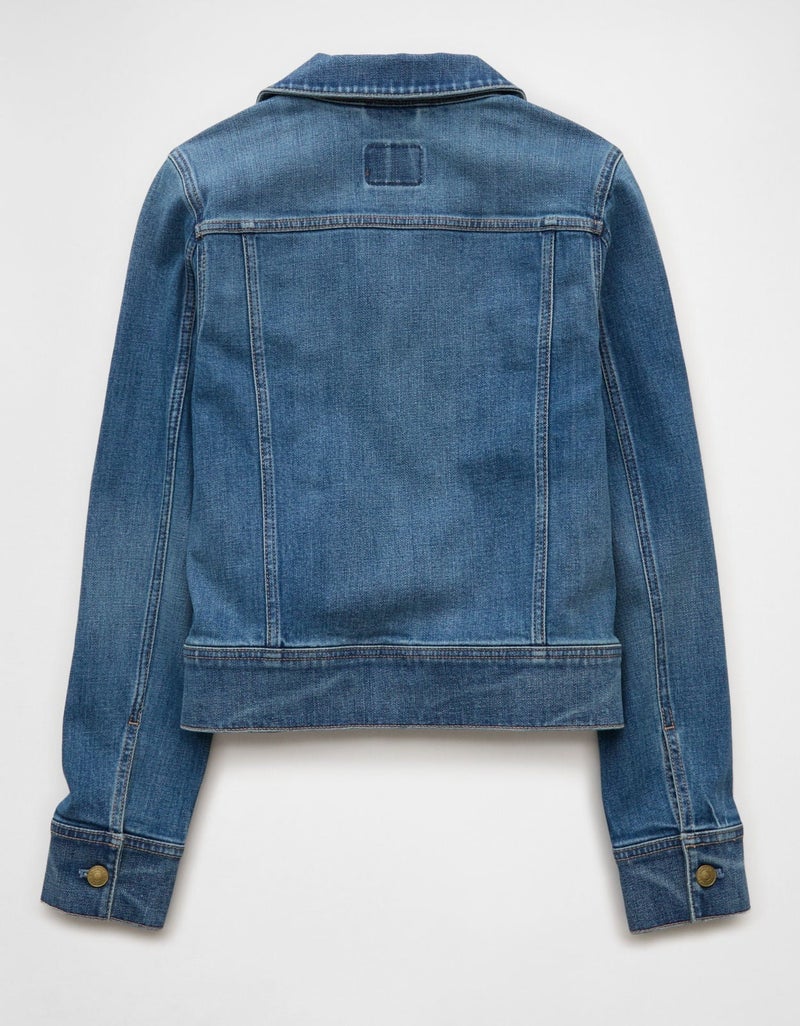 American Eagle AE Preppy Denim Jacket - Image 5