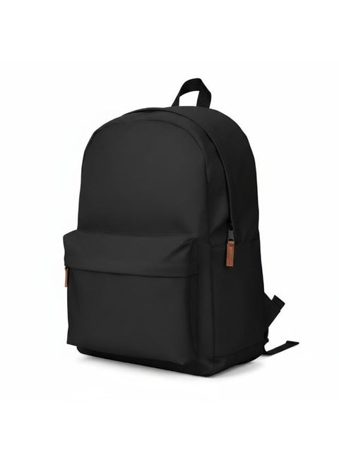 حقيبة ظهر مدرسية سوداء مقاومة للماء حقيبة كتب كاجوال خفيفة الوزن للسفر حقيبة ظهر نهارية للرجال والنساء حقائب مدرسية ثانوية للأولاد والبنات والمراهقين