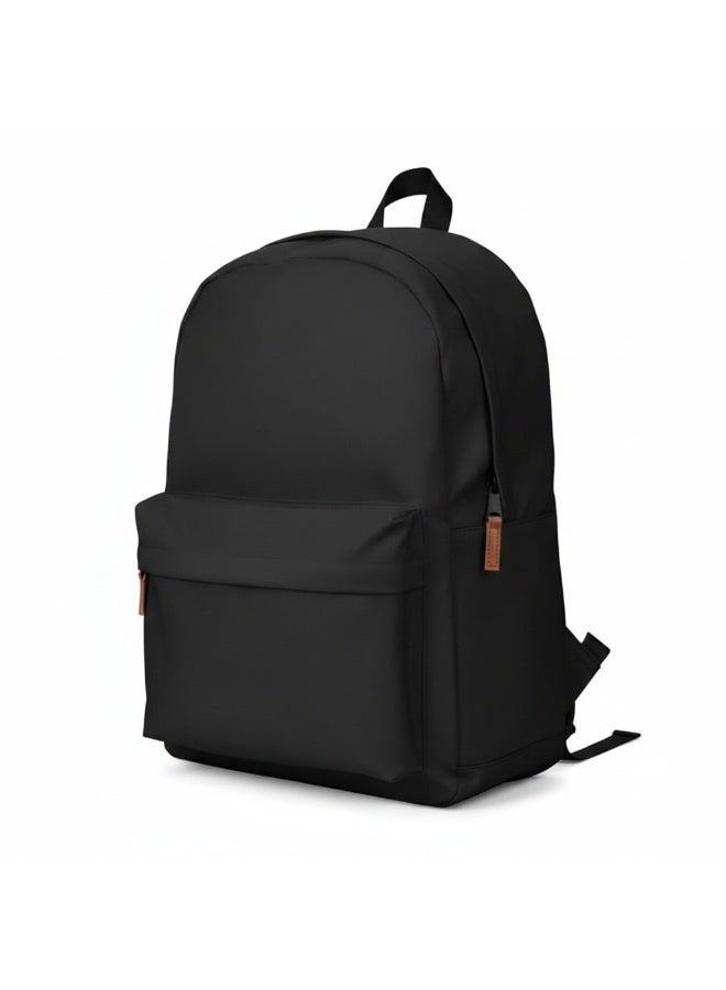 جيفتولوجي حقيبة ظهر مدرسية سوداء مقاومة للماء حقيبة كتب كاجوال خفيفة الوزن للسفر حقيبة ظهر نهارية للرجال والنساء حقائب مدرسية ثانوية للأولاد والبنات والمراهقين - Image 1