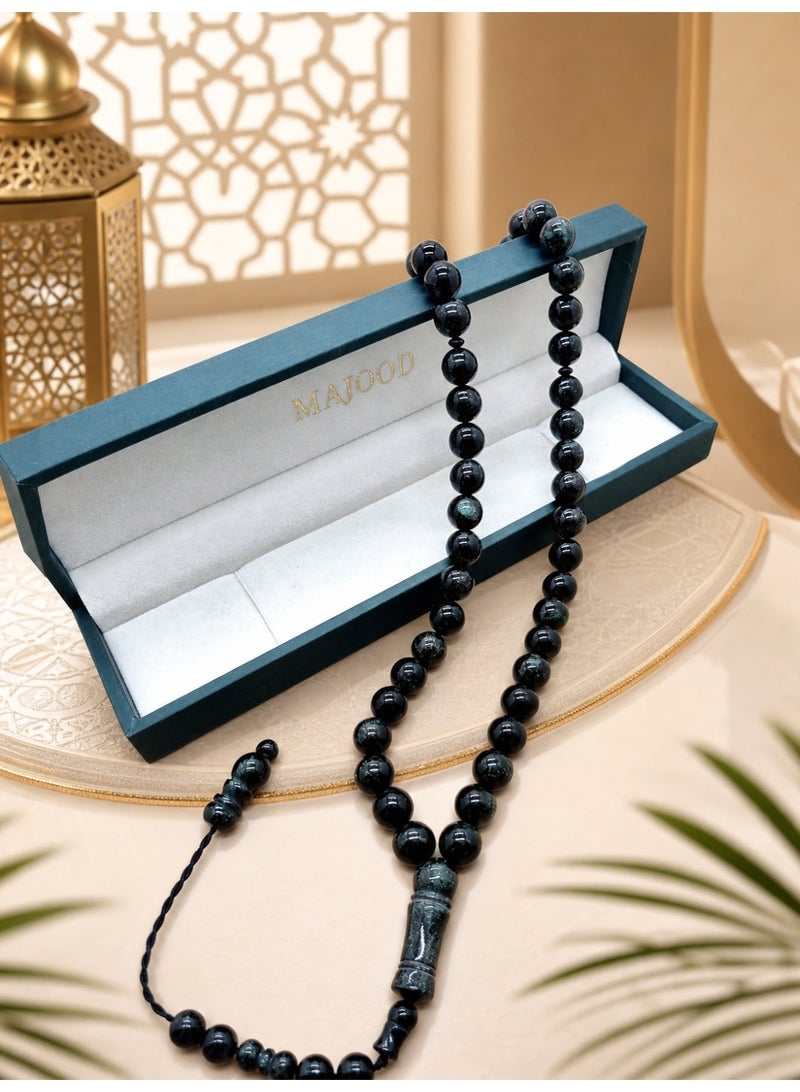 موجود مسبحة تركية من راتنج العنبر مكونة من 45 حبة / تسبيح / 11 مم / للرجال والنساء / هدية رمضان / مسبحة إسلامية مصنوعة يدويًّا - Image 4