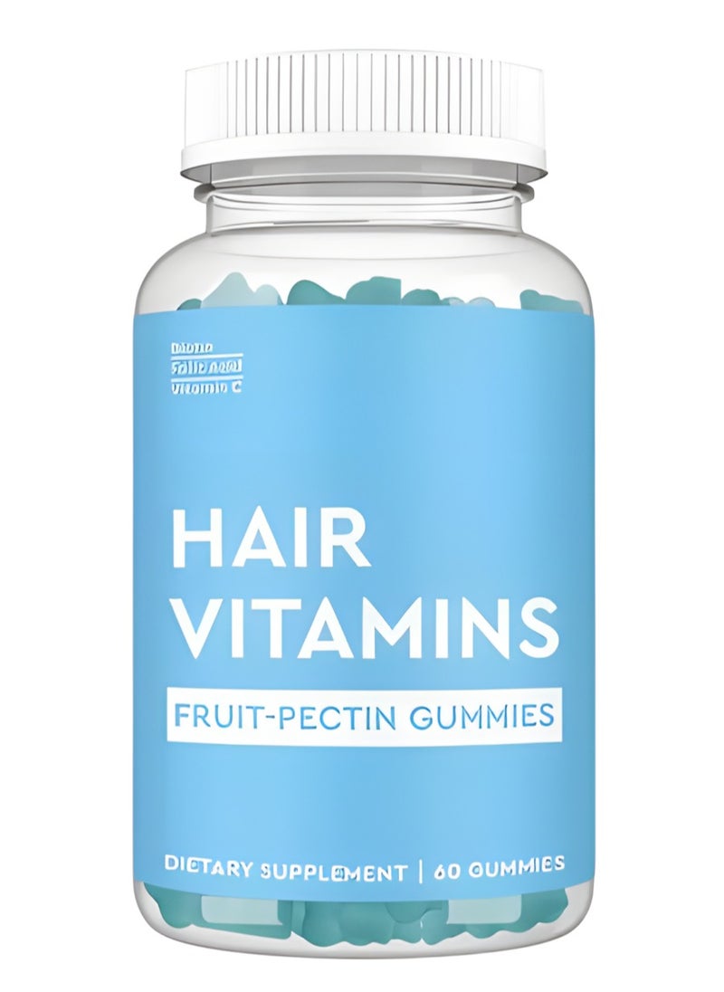 Hair Vitamins 60 Gummies, Biotin Collagen Gummies, Fruit Pectin Gummies, Supplements with Vitamin C, Biotin and Folic Acid Supports Hair Growth, Hair Loss, Hair Health, Skin and Nails, Gummy Bear - pzsku/ZC4B10EC46F8D7E0311E9Z/45/_/1732025028/6561510b-3684-47a3-bff7-7633a388f00e