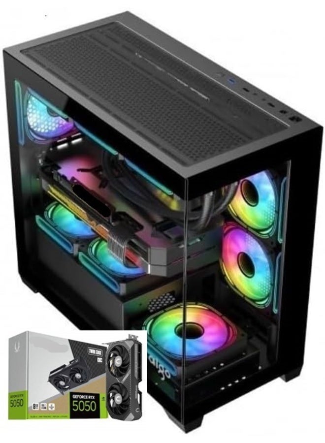 GAMING PC LIQUID COOLED: CORE i7 Processor | RTX 5050 8GB GRAPHICS | 16GB RAM | 1TB SSD NMVE/SATA | Windows 11 | WIFI 6 INTERNET READY
