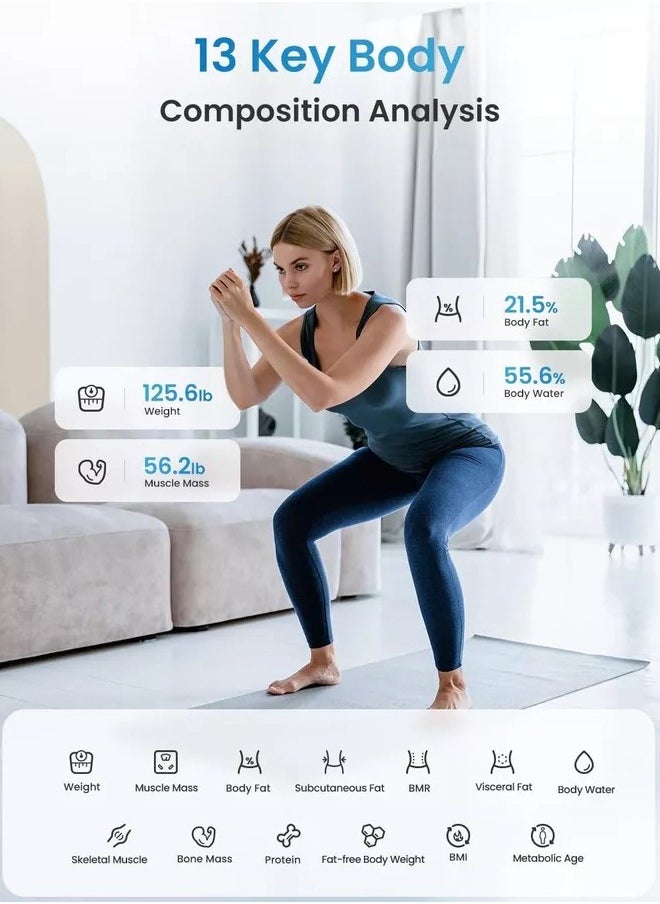 VOGMAX Smart Scale With Bluetooth Black  - Image 3