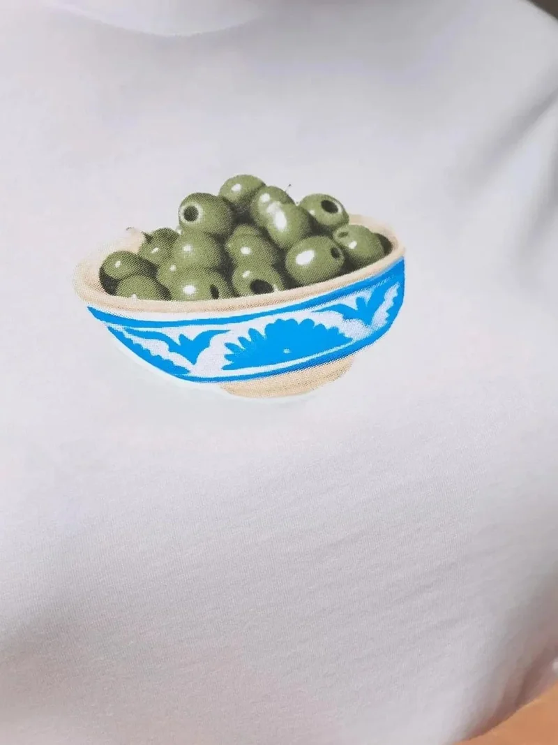 HICCUP Crew Neck Printed Baby Tee