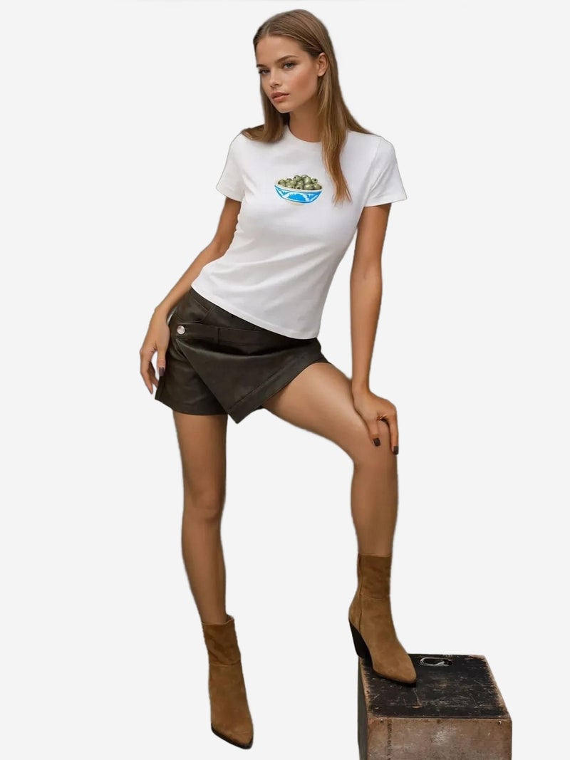HICCUP Crew Neck Printed Baby Tee - Image 4