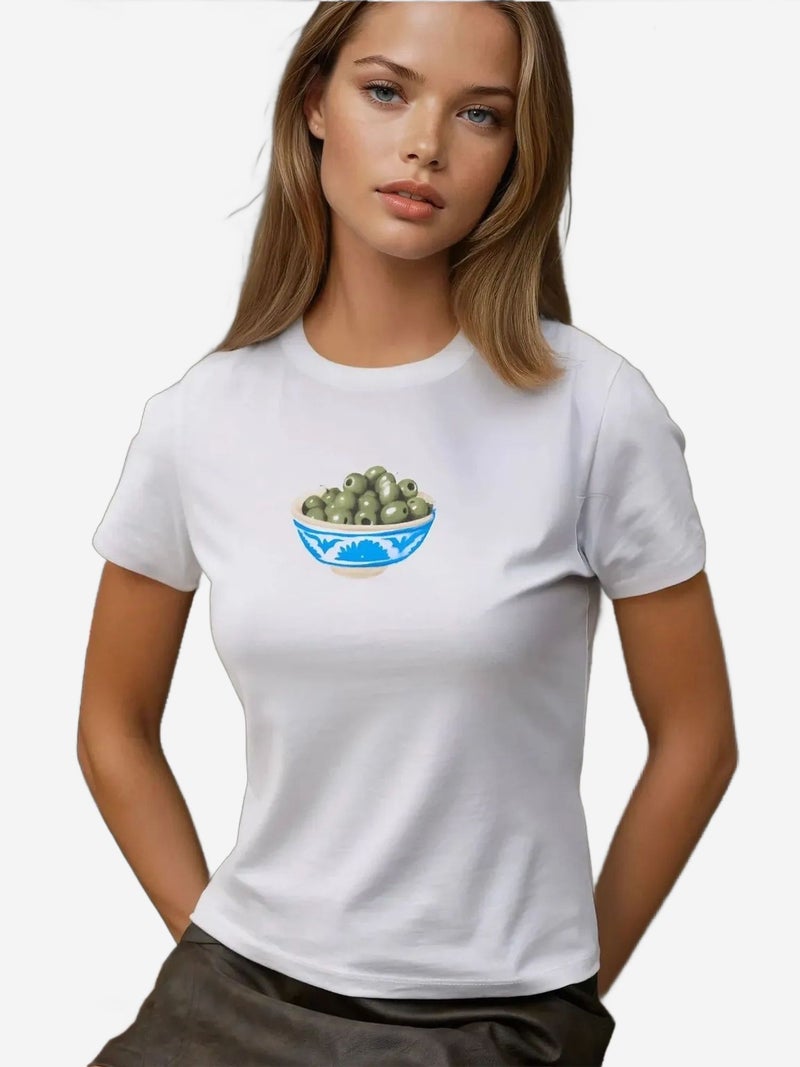 HICCUP Crew Neck Printed Baby Tee - Image 5