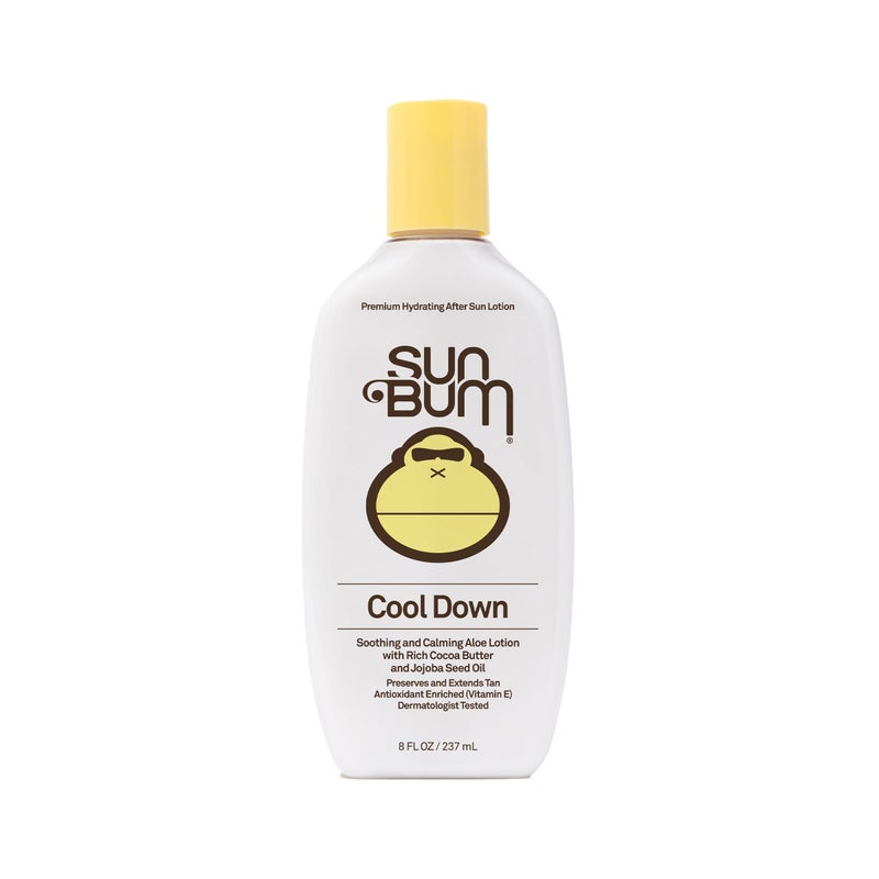 Sun Bum Cool Down Aloe Vera Lotion Vegan After Sun Care with Cocoa Butter to Soothe and Hydrate Sunburn 8 oz