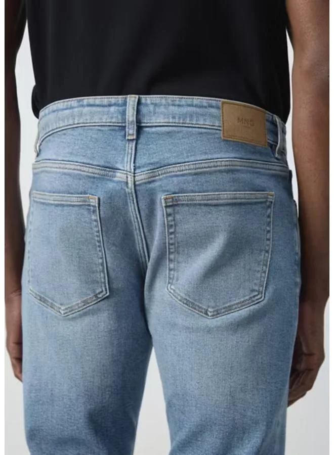 Mango Man TC-TEJANO CLARO Jan Slim-Fit Jeans for Men | Best Price UAE