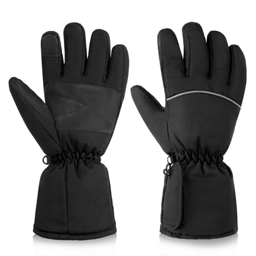 LuckyDayCLO Heated Gloves for Men Women,Touchscreen Waterproof Electric Heating Gloves for Hiking Hunting Snowboarding Cycling Camping Winter Sports - Image 3