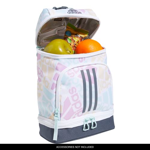 adidas Excel 2 Insulated Lunch Bag Discontinued, Adi Multi Collage/White/Onix Grey, One Size - Image 3