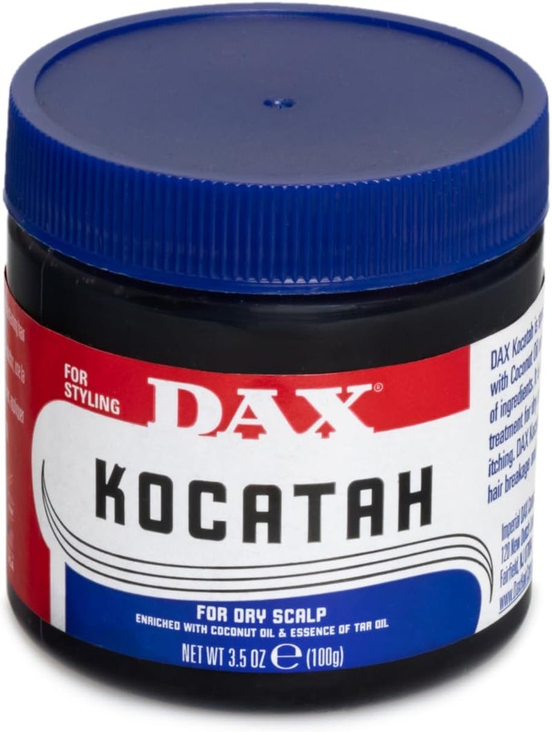 DAX Kocatah Dry Scalp Relief Treatment - 3.5 Ounce Jar with Coconut Oil and Natural Tar Oil - Image 2