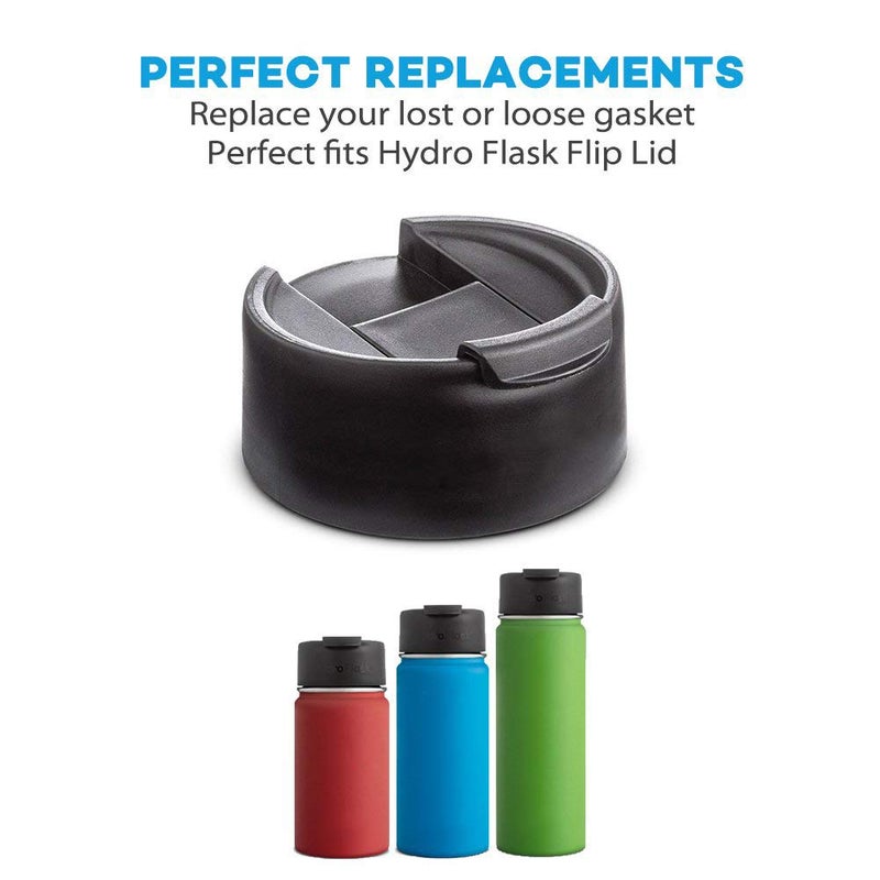 Flaskars 3-Pack Hydro Gaskets Seals Replacement for Hydro Flask Wide Mouth Flip Lid Cap BPA-Free Rubber Stoppers - Image 2