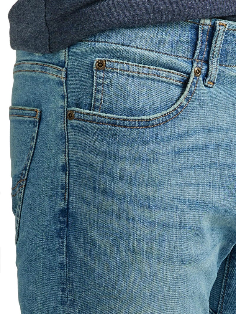 Lee Men's Extreme Motion Slim Straight Jean, Jaire-Destruction Features, 36W x 32L - Image 2