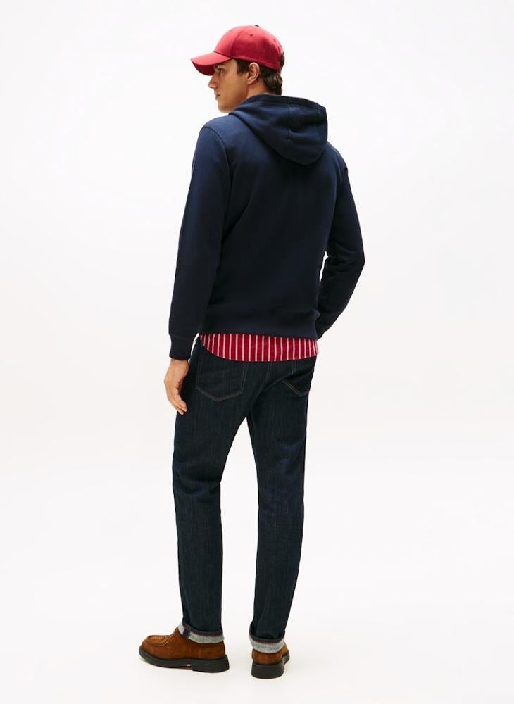 TOMMY HILFIGER Flag Graphic Drawstring Hoody - Image 2